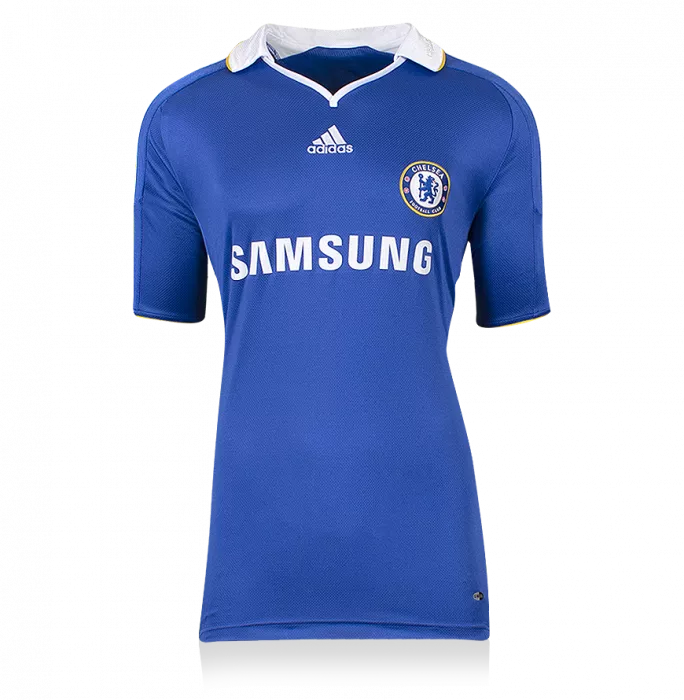 Icons Deco Back Signed Chelsea FC 2004-05 Home Shirt In Classic Frame
