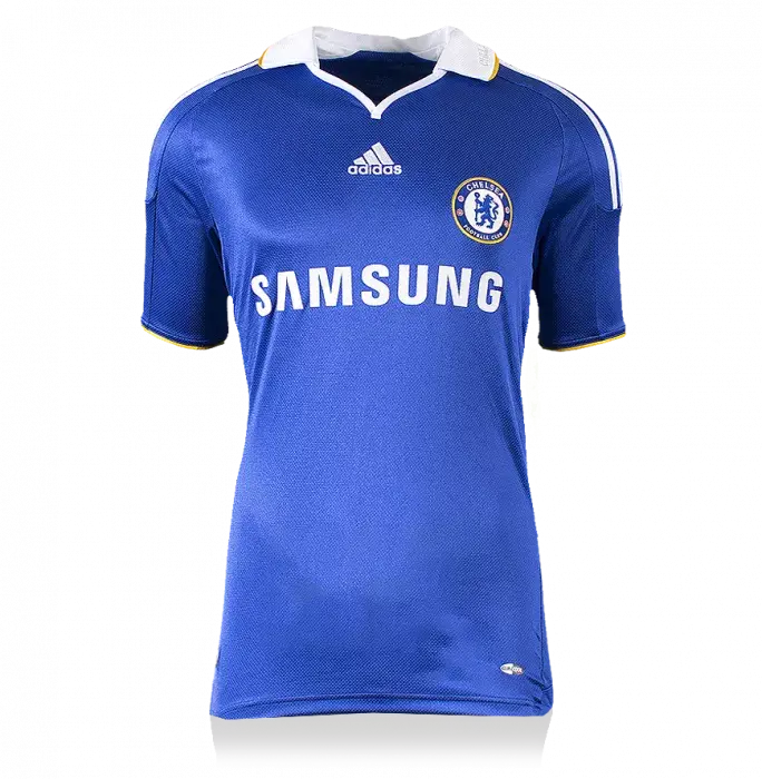 Icons Deco Back Signed Chelsea FC 2008-09 Home Shirt