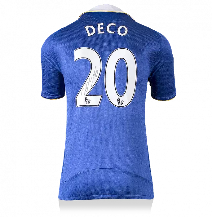 icons Deco Back Signed Chelsea FC 2008-09 Home Shirt