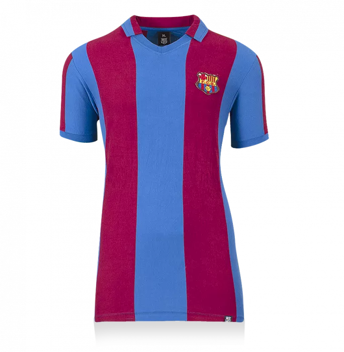 Icons Deco Official FC Barcelona Back Signed Retro Home Shirt