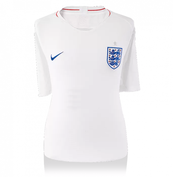 Icons Dele Alli Back Signed England 2018-19 Home Shirt With Fan Style Numbers