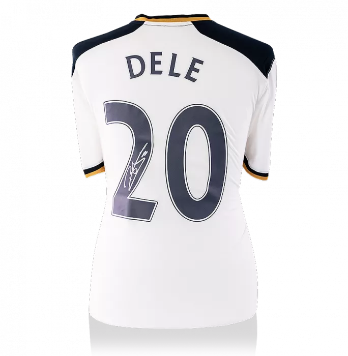 icons Dele Alli Back Signed Tottenham Hotspur 2016-17 Home Shirt