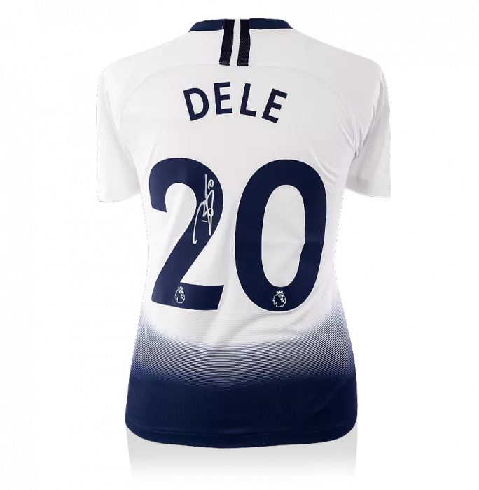 icons Dele Alli Back Signed Tottenham Hotspur 2018-19 Home Shirt: Premier League Edition