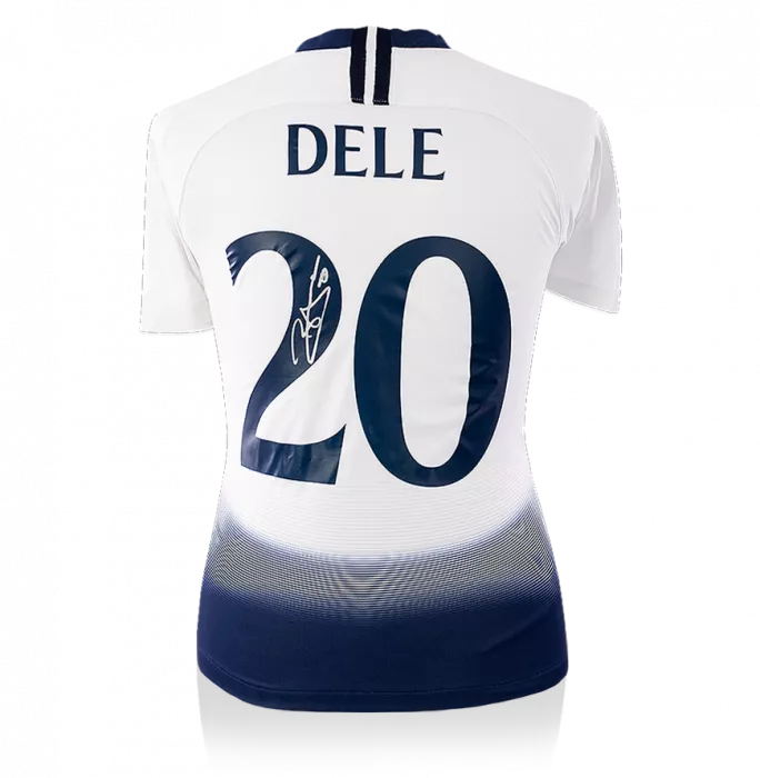 icons Dele Alli Back Signed Tottenham Hotspur 2018-19 Home Shirt: UEFA Champions League Edition