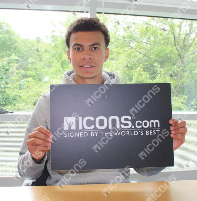 Icons Dele Alli Back Signed Tottenham Hotspur 2019-20 Home Shirt