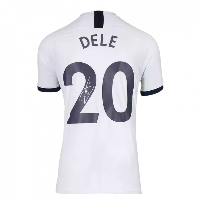 icons Dele Alli Back Signed Tottenham Hotspur 2019-20 Home Shirt