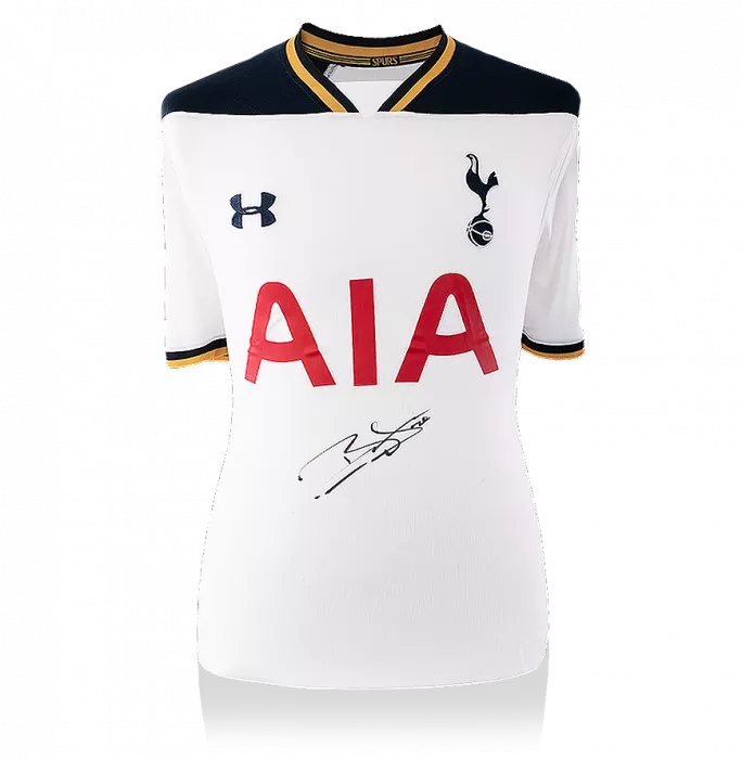 icons Dele Alli Front Signed Tottenham Hotspur 2016-17 Home Shirt