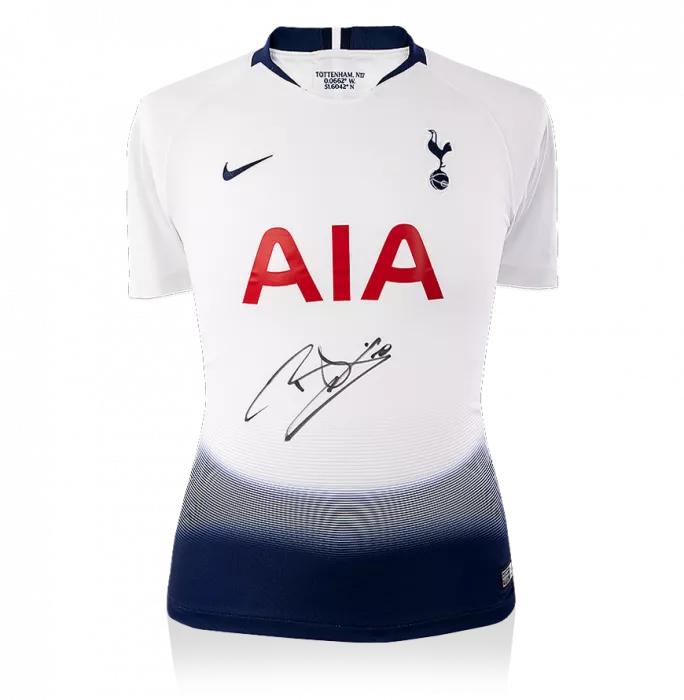 icons Dele Alli Front Signed Tottenham Hotspur 2018-19 Home Shirt