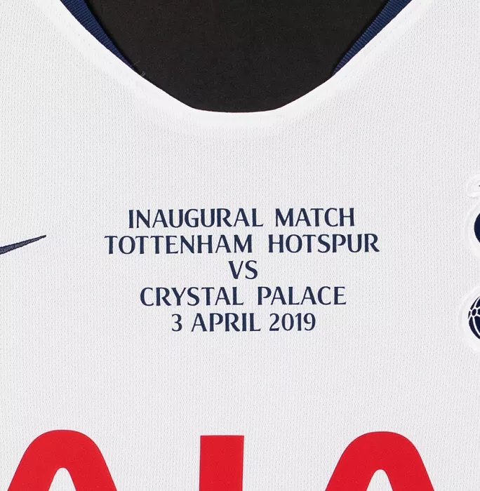 Icons Dele Alli Front Signed Tottenham Hotspur 2018-19 Home Shirt: Tottenham Stadium Inaugural Match Edition