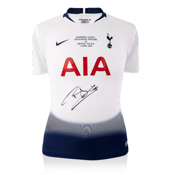 icons Dele Alli Front Signed Tottenham Hotspur 2018-19 Home Shirt: Tottenham Stadium Inaugural Match Edition
