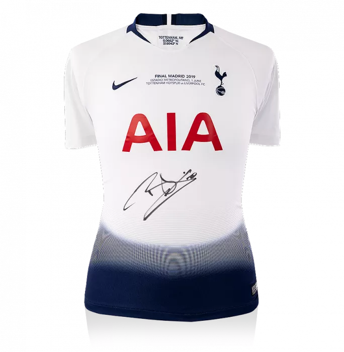 Icons Dele Alli Front Signed Tottenham Hotspur 2018-19 Home Shirt: 2019 UEFA Champions League Final Edition