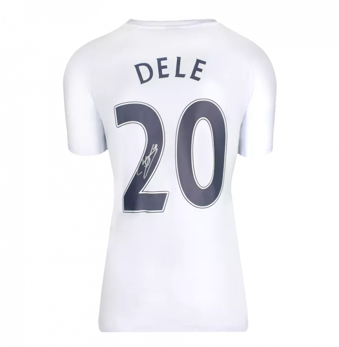Icons Dele Alli Official Tottenham Hotspur Back Signed And Framed Lab T-Shirt