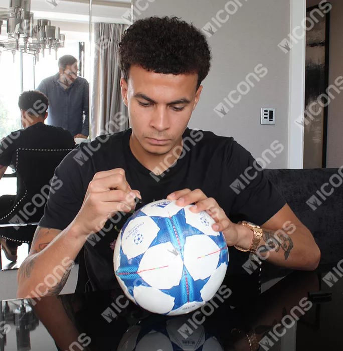 Icons Dele Alli Signed 2015-16 UEFA Champions League Football