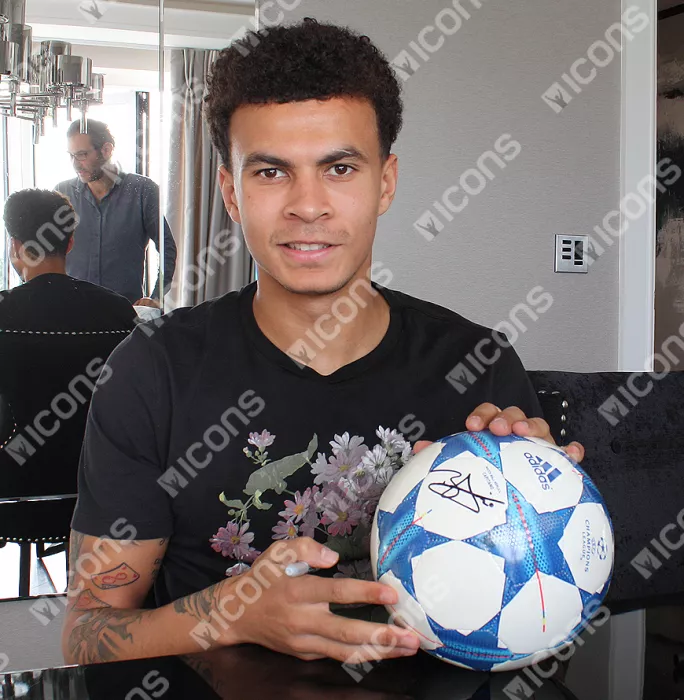 Icons Dele Alli Signed 2015-16 UEFA Champions League Football