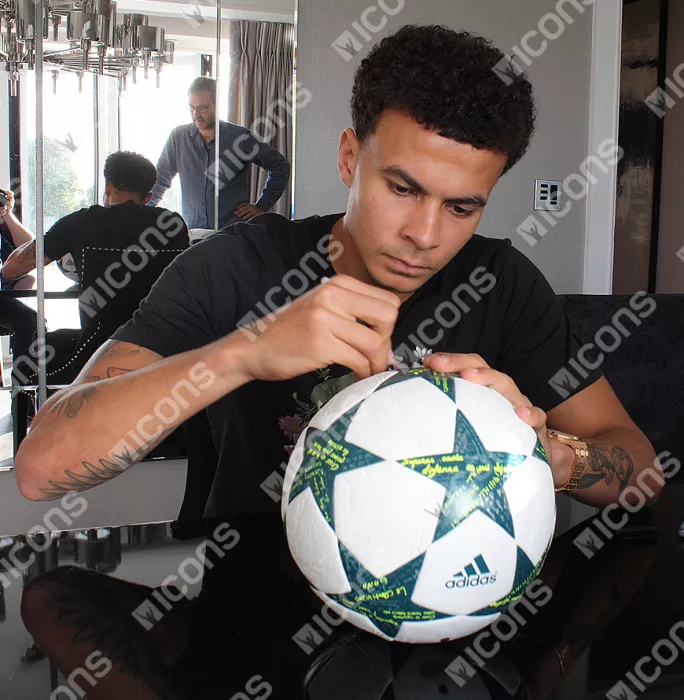 Icons Dele Alli Signed 2016-17 UEFA Champions League Football