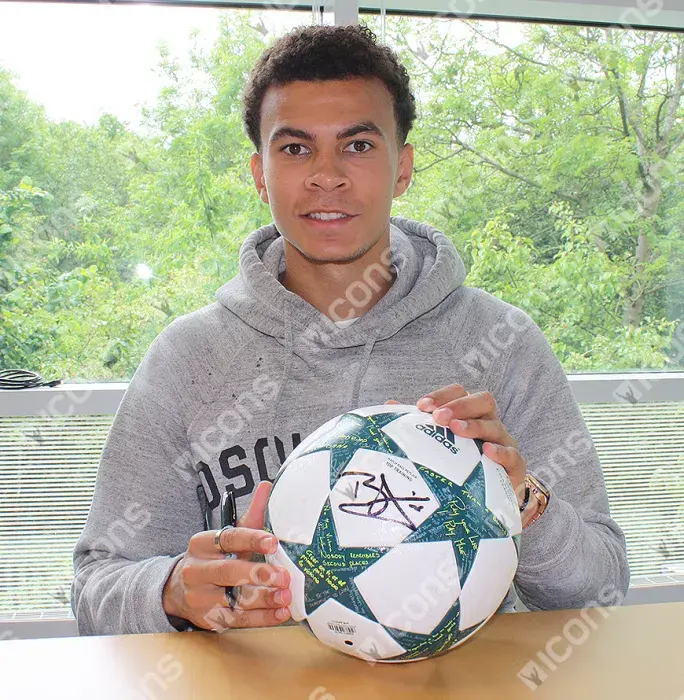 Icons Dele Alli Signed 2016-17 UEFA Champions League Football