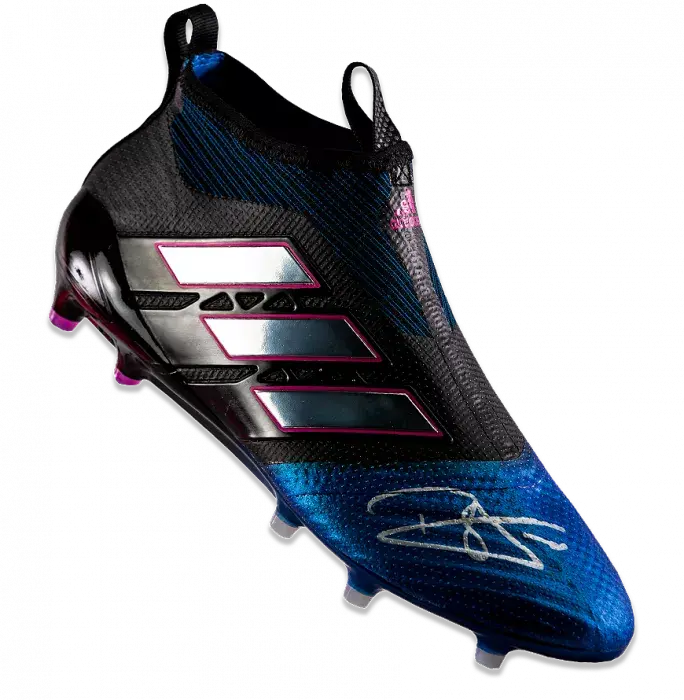 icons Dele Alli Signed Black and Blue Adidas ACE Purecontrol Boot