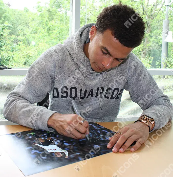 Icons Dele Alli Signed Tottenham Hotspur Photo: Fans' Favourite