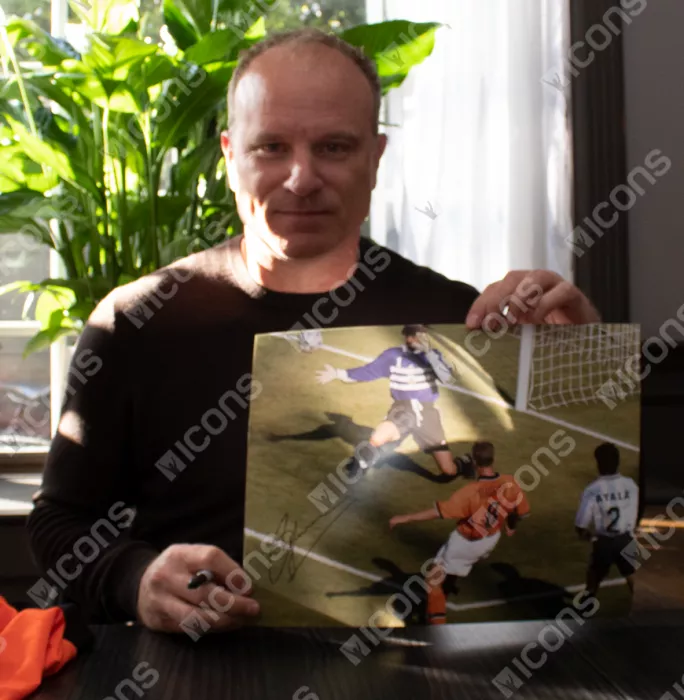 Icons Dennis Bergkamp Signed Netherlands Photo: Iconic Goal Vs Argentina