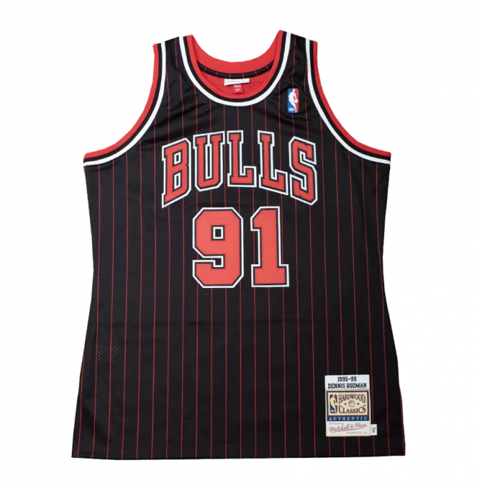 Icons Dennis Rodman Signed And Framed Chicago Bulls Jersey