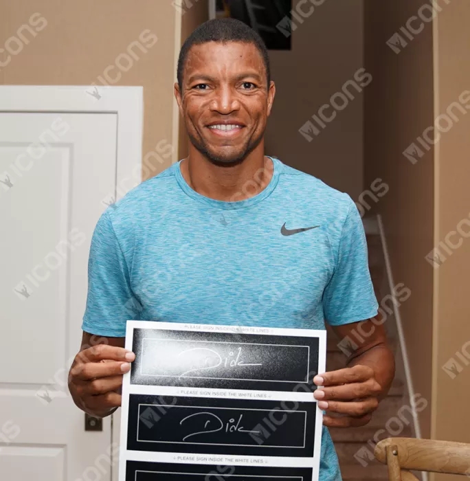 Icons Dida Signed Plaque And Photo Frame: Brazil Legend