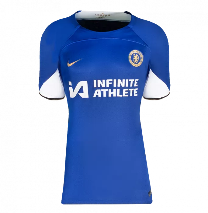 Icons Didier Drogba Back Signed Chelsea 2023-24 Home Shirt - "4x Premier League Winner" Inscription In Classic Frame