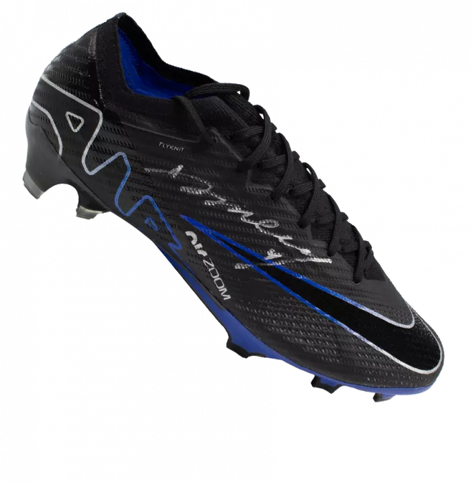 Icons Didier Drogba Official UEFA Champions League Signed Nike Vapor Elite Boot In Photo Acrylic Case: Option 1