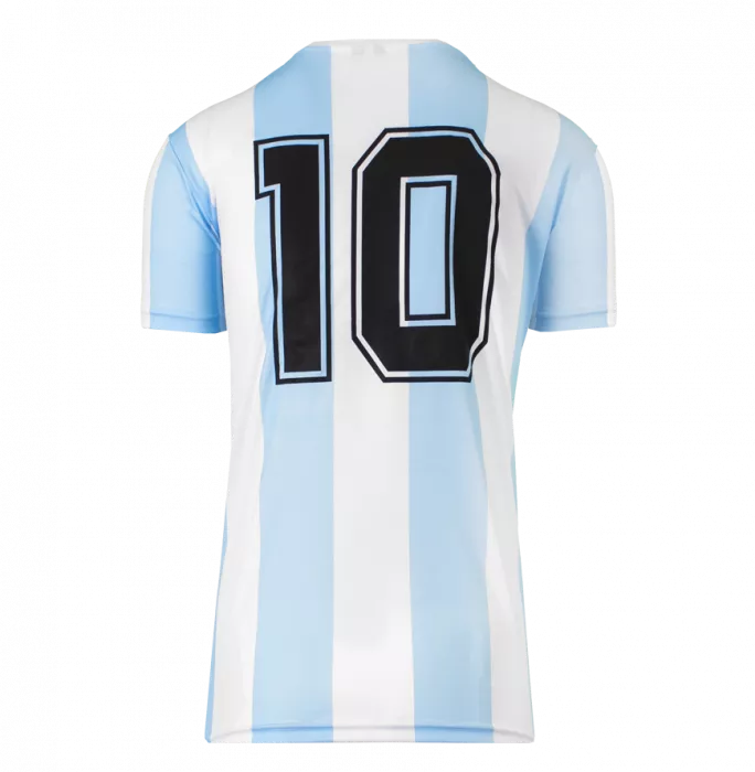 Icons Diego Maradona Front Signed Argentina 1986 Home Shirt In Hero Frame: Option 1