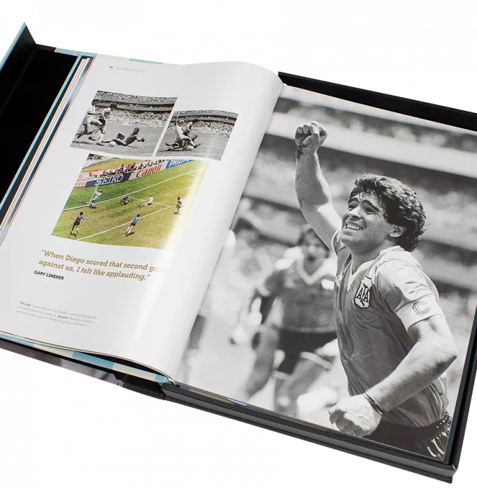 Icons Diego Maradona Signed Limited Edition Opus Book