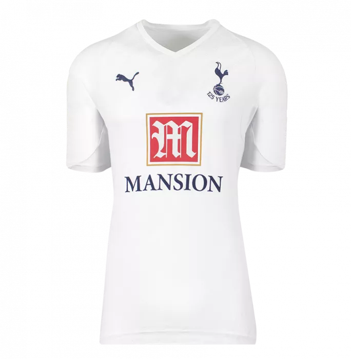 Icons Dimitar Berbatov Back Signed Tottenham Hotspur 2006-07 Home Shirt In Classic Frame