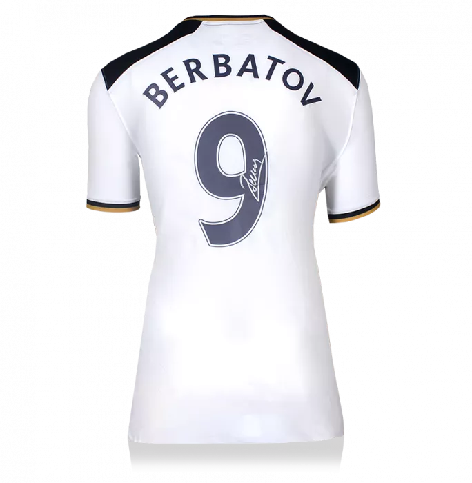 Icons Dimitar Berbatov Signed Tottenham Hotspur Home Shirt