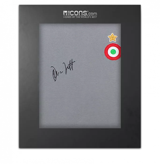 icons Dino Zoff Front Signed Juventus Retro Home Shirt In Deluxe Packaging