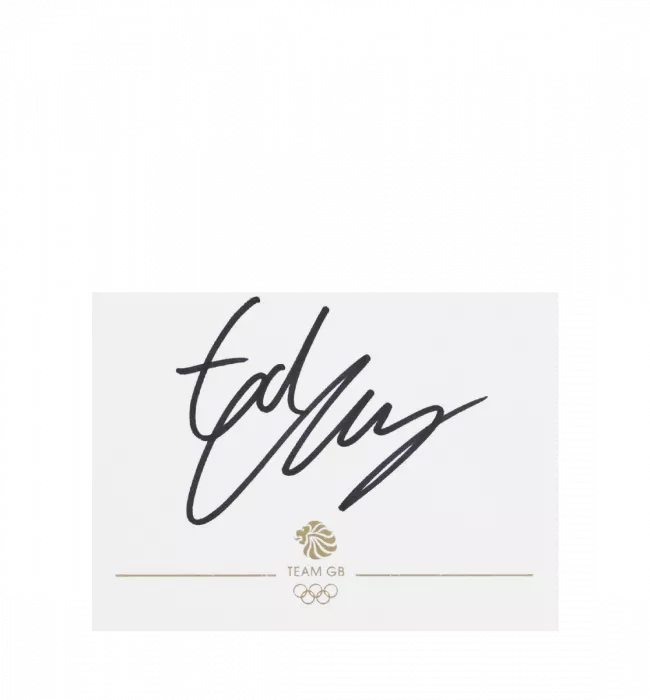 Icons Ed Clancy Signed Team GB Card And Photo Frame: Option 1