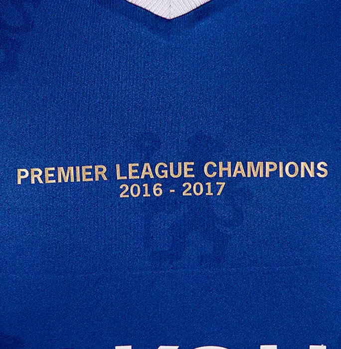 Icons Eden Hazard Front Signed Chelsea 2016-17 Home Shirt In Classic Frame: Premier League Champions Edition