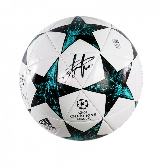 icons Eden Hazard Signed 2017-18 UEFA Champions League Football