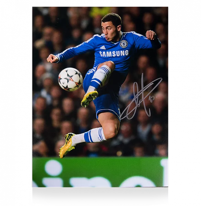 icons Eden Hazard Signed Chelsea Photo: Master of the Ball