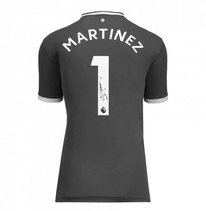 icons Emiliano Martinez Back Signed Aston Villa 2022-23 Home Goalkeeper Shirt