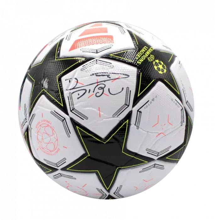 Icons Emiliano Martinez Official UEFA Champions League Signed Football In Acrylic Case