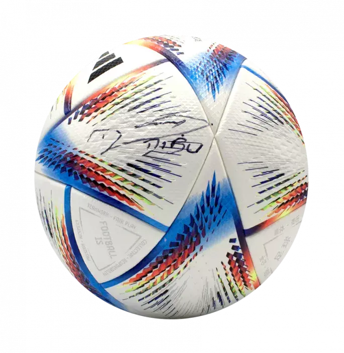 Icons Emiliano Martinez Signed Adidas Rihla Pro Football In Acrylic Case