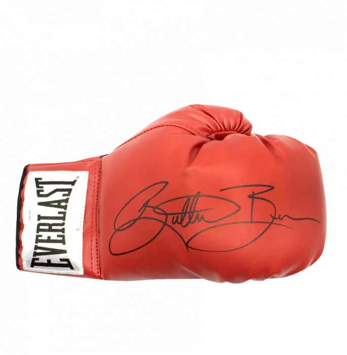 Icons Eric 'Butterbean' Esch Signed Everlast Red Boxing Glove In Bubble Frame: Option 1
