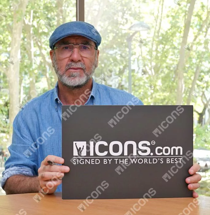 Icons Eric Cantona And Wayne Rooney Dual Signed Old Trafford Street Sign