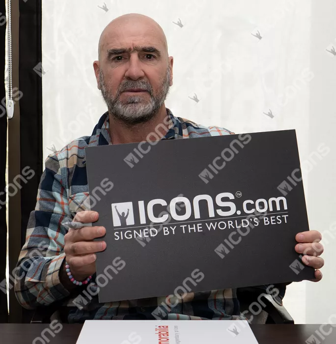 Icons Eric Cantona Front Signed Manchester United 1994 Home Shirt