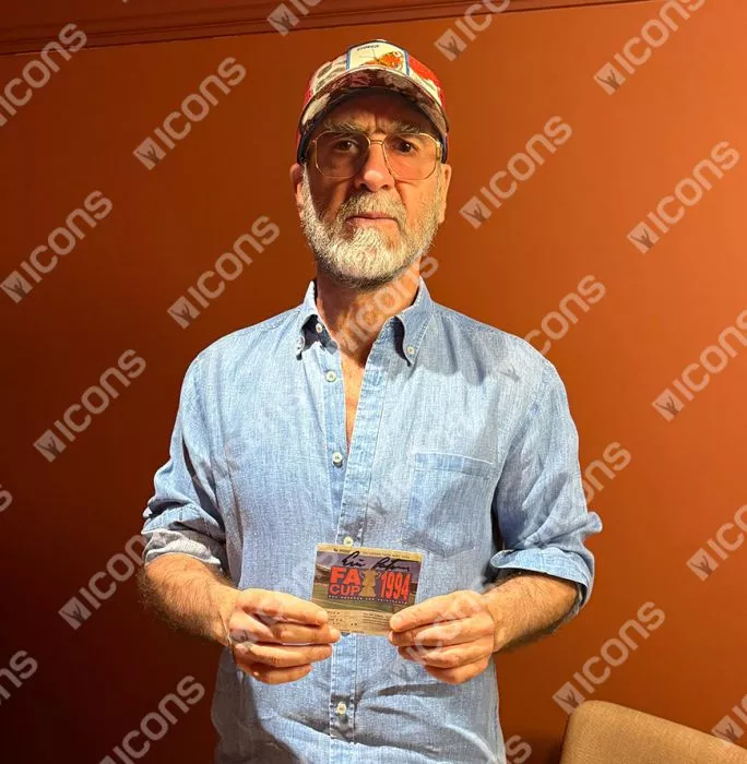 Icons Eric Cantona Signed And Framed Ticket: 1994 FA Cup Final