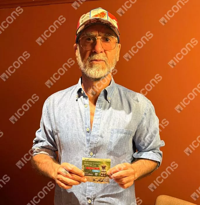 Icons Eric Cantona Signed And Framed Ticket: 1996 FA Cup Final