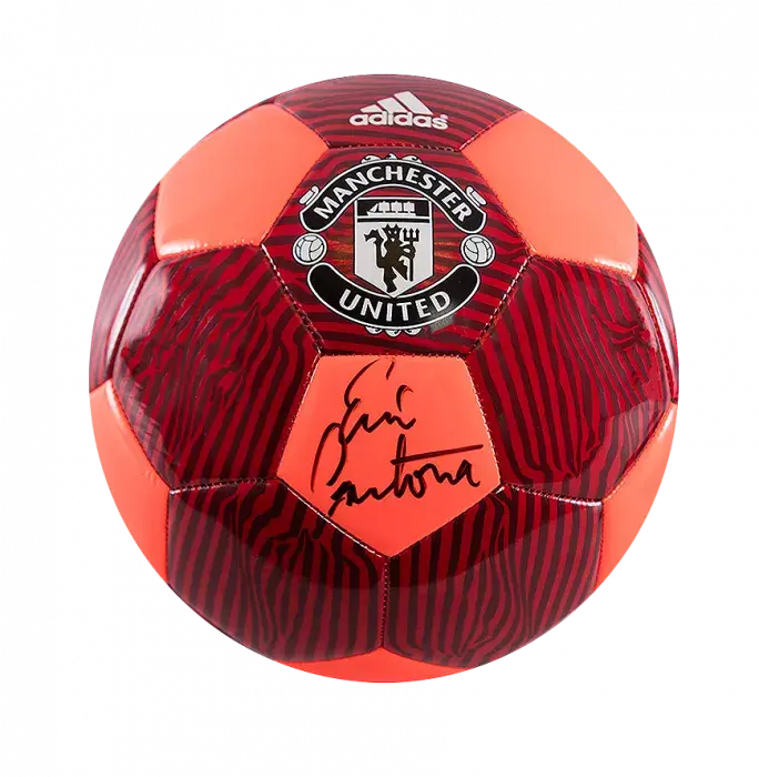 icons Eric Cantona Signed Manchester United Football