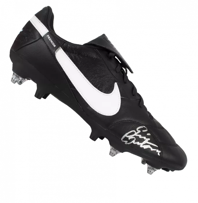 icons Eric Cantona Signed Nike Premier Football Boot