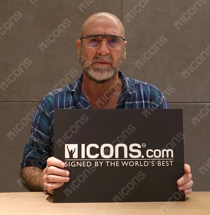 Icons Eric Cantona Signed Plaque And Photo Frame: 1992-93 Premier League Winner