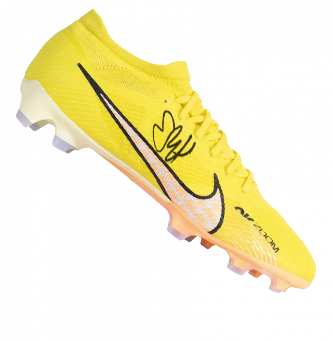icons Erling Haaland Signed Yellow Nike Mercurial Superfly Boot