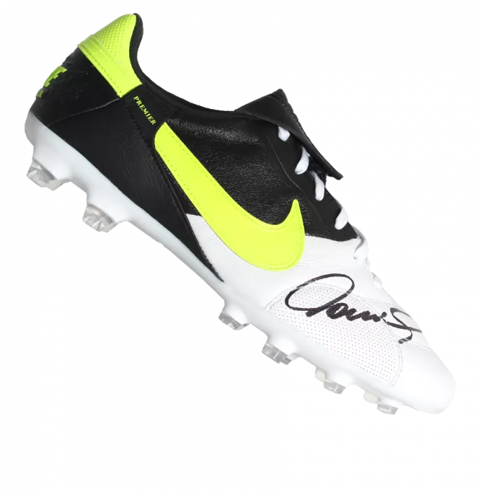 Icons Fernando Torres Signed Black And White Nike Premier Boot In Bubble Frame: Option 1