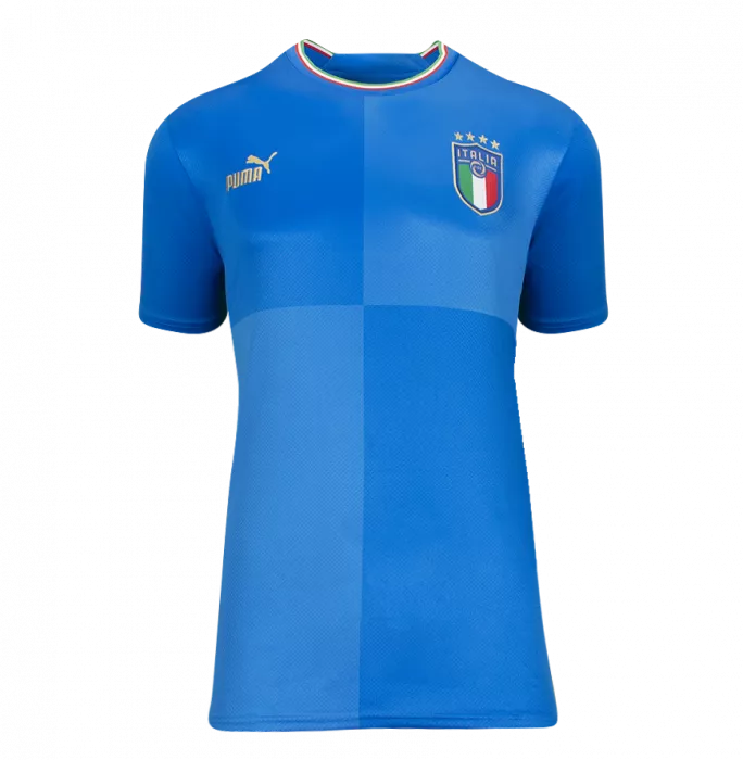 Icons Filippo Inzaghi Back Signed Italy 2022-23 Home Shirt With Fan Style Number In Deluxe Packaging